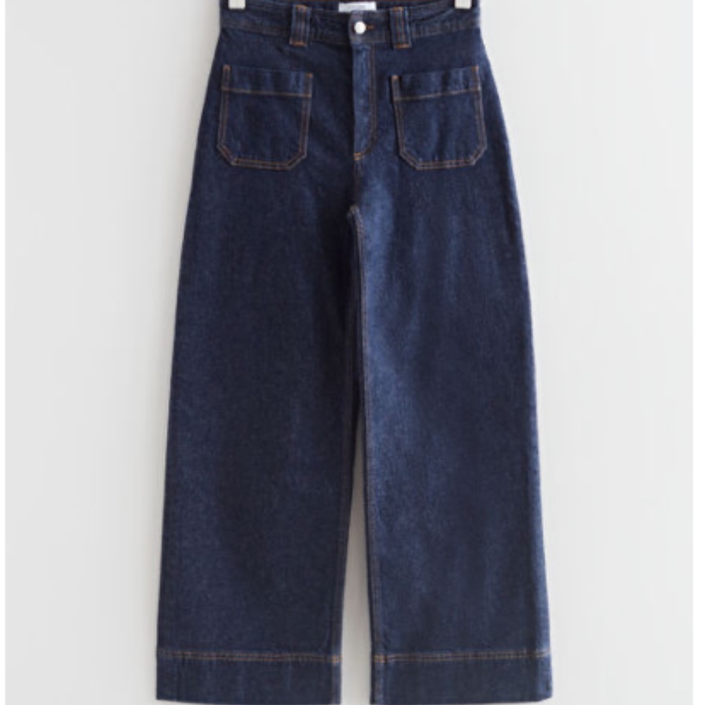 Wide Leg Patch Pocket Jean & Other Stories NWT